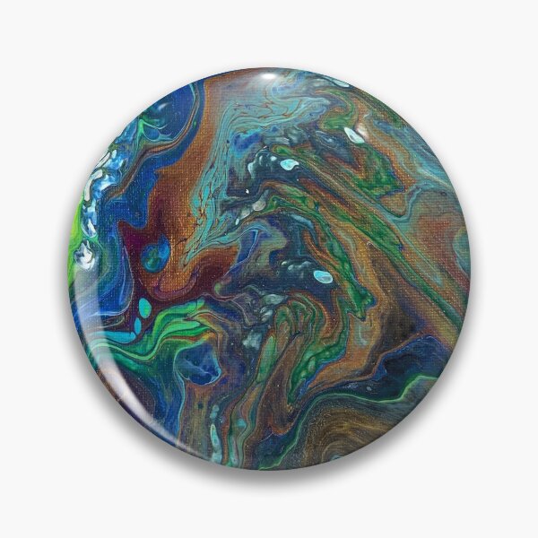 Item preview, Rainbow Abstract Art Acrylic Pour Painting designed and sold by mariab626.