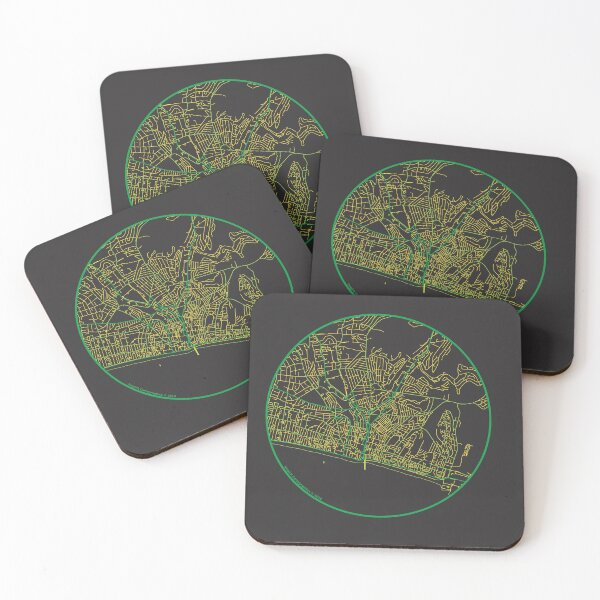 Item preview, Brighton in Green and Yellow designed and sold by InspiritCarto.