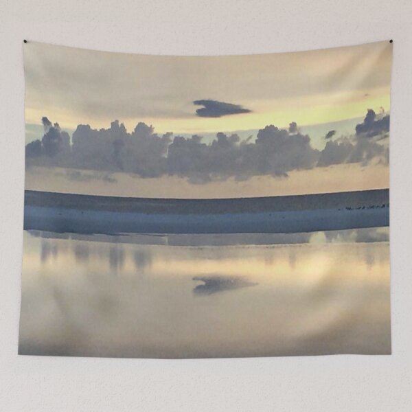 Item preview, Heart Cloud Reflection / Florida Beach / Romantic Sunset / Calm Water / Beach Life / Cloud Heart designed and sold by artenvironments.