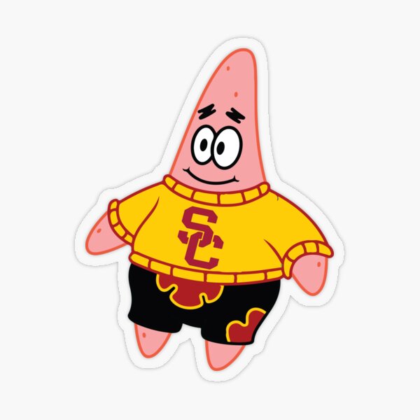 Patrick USC Transparent Sticker