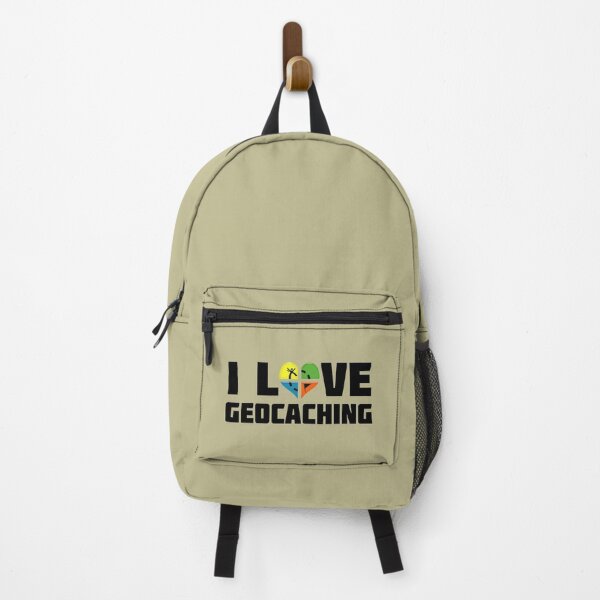 Item preview, I love geocaching black typography designed and sold by portrait4you.