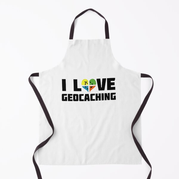 Item preview, I love geocaching black typography designed and sold by portrait4you.
