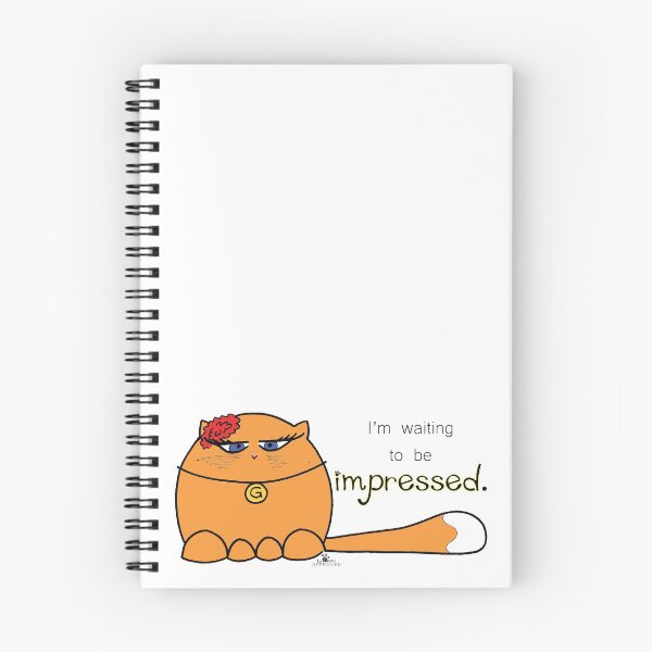 Item preview, La Gata - Waiting to be impressed. designed and sold by MieuxMarket.
