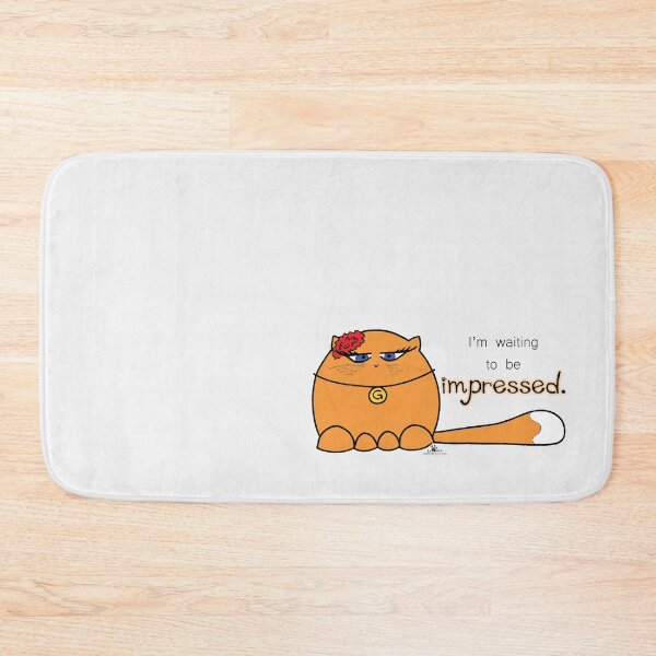 Item preview, La Gata - Waiting to be impressed. designed and sold by MieuxMarket.