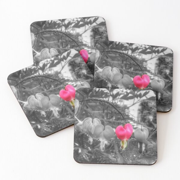 Item preview, Black and White Pink Bleeding Heart designed and sold by DNiceGirl.