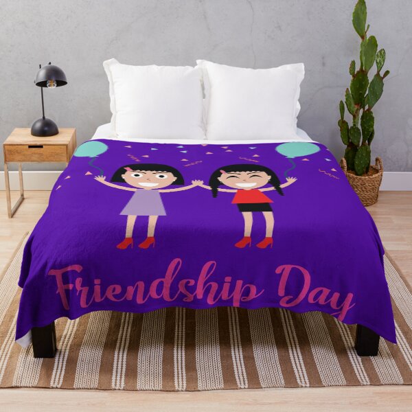 Item preview, Día de la amistad - Dos chicas - Dos amigos designed and sold by amersoliman.