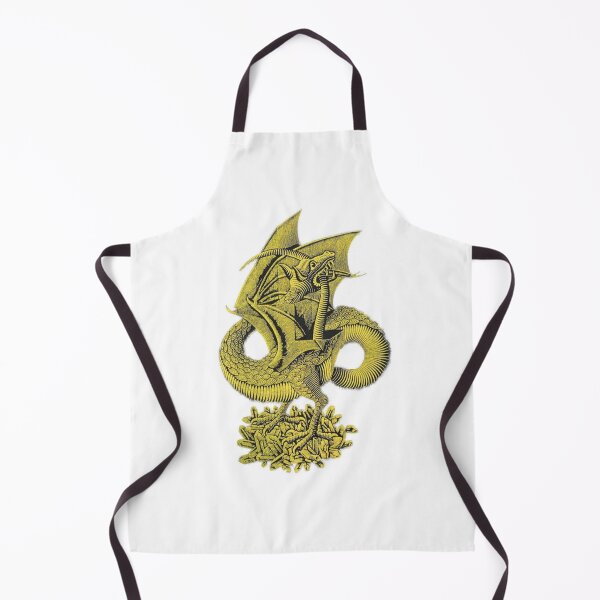 Item preview, MC Escher Dragon and Gems Artwork T-Shirt M.C. Escher McEscher Vintage Optical Illusion designed and sold by jackyboi.
