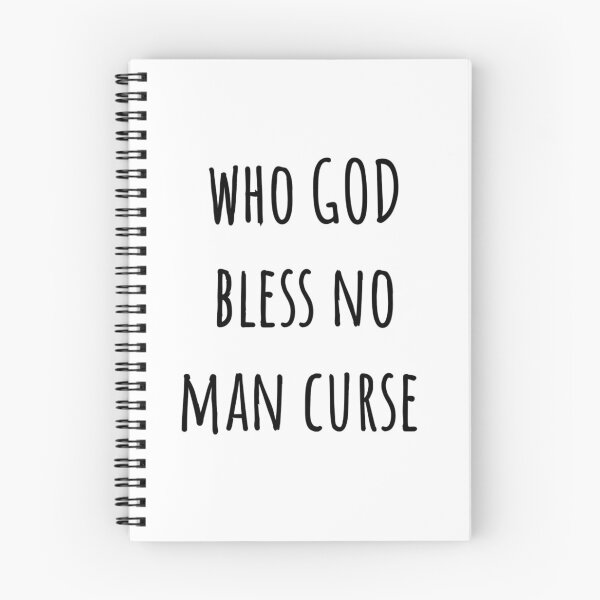 Item preview, who god bless no man curse designed and sold by JAMAICAMERCH.