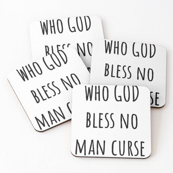 Item preview, who god bless no man curse designed and sold by JAMAICAMERCH.