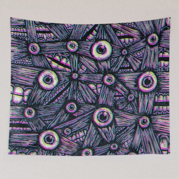 Item preview, Colorful Eyes and Teeth designed and sold by plaguedart.