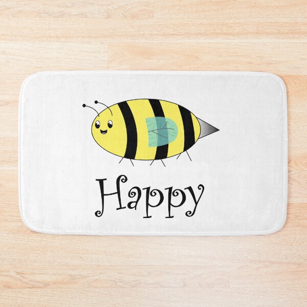 Item preview, Bee Happy, Cute Happy Bee designed and sold by JRice66.