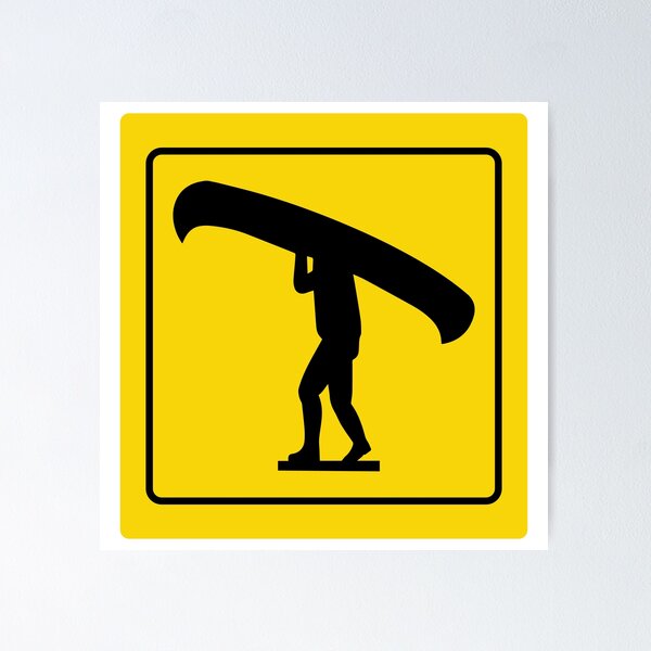 Item preview, Yellow Portage Sign designed and sold by ktthegreat.