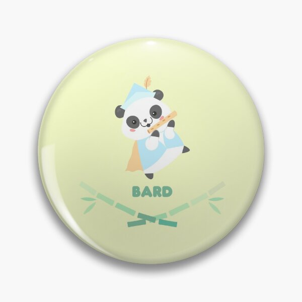 Item preview, Bard Kawaii Panda designed and sold by FlutesLoot.