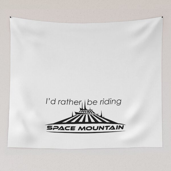 Item preview, WDW Id Rather Be Riding Space Mountain designed and sold by rayokay.