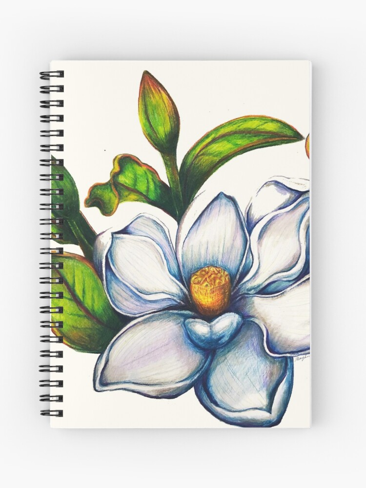  Cuaderno de espiral « El dibujo original se realizó con lápiz Prismacolor.» de BlueCatPress