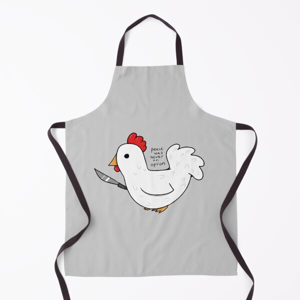 Peace was Never an Option Cucco Apron