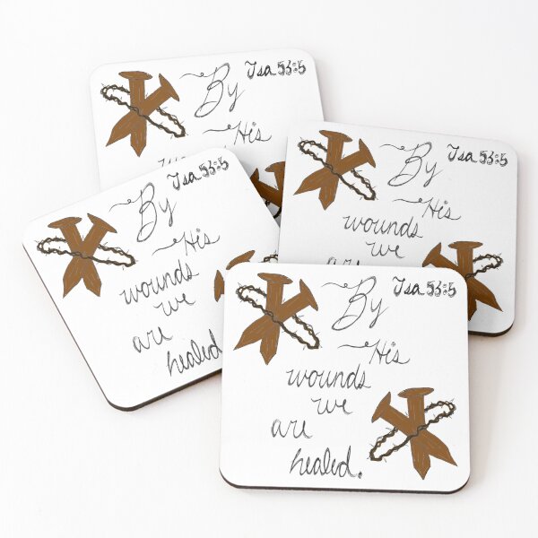 Item preview, Isaiah 53:5 by His wounds designed and sold by Mustard-Seeds.