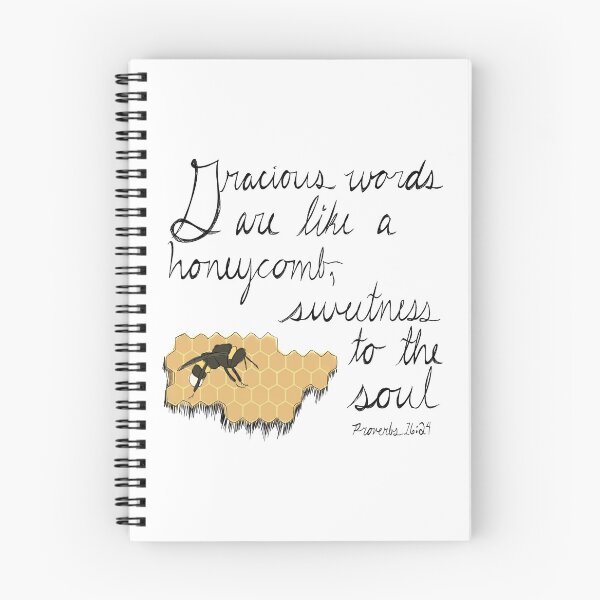 Item preview, Proverbs 16:24 sweetness to the soul designed and sold by Mustard-Seeds.