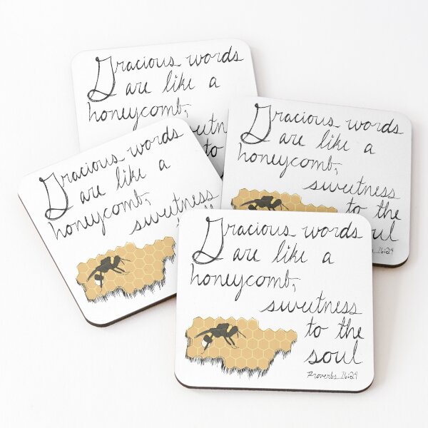 Item preview, Proverbs 16:24 sweetness to the soul designed and sold by Mustard-Seeds.