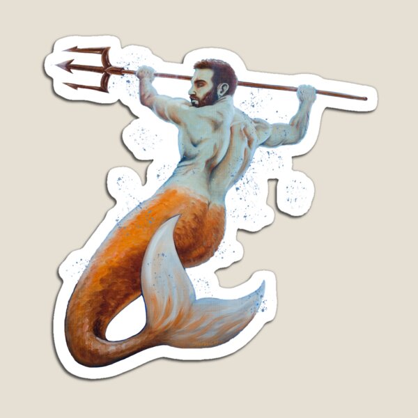 Ginger merman Magnet