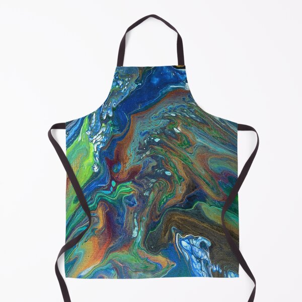 Item preview, Rainbow Abstract Art Acrylic Pour Painting designed and sold by mariab626.