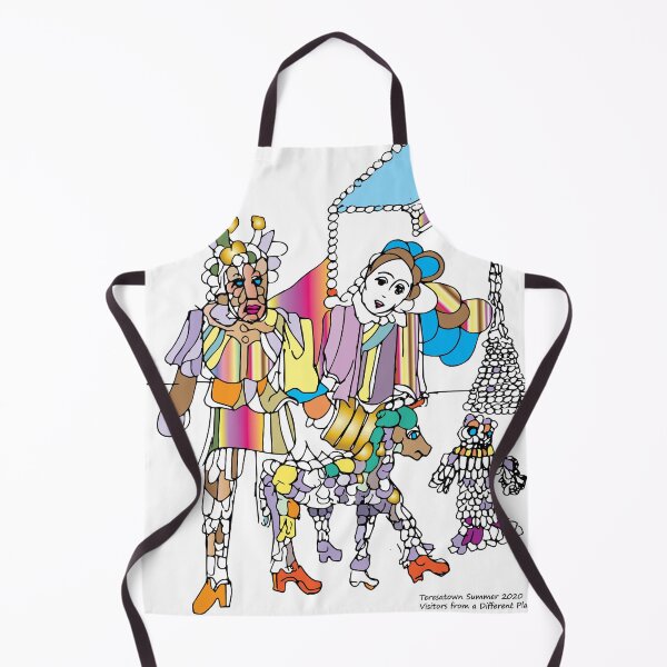 Item preview, Visitors from Outer Space: TeresaTown at Redbubble, 2020 designed and sold by Mark Stansberry.
