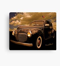 41 Plymouth Two-Door Canvas Print