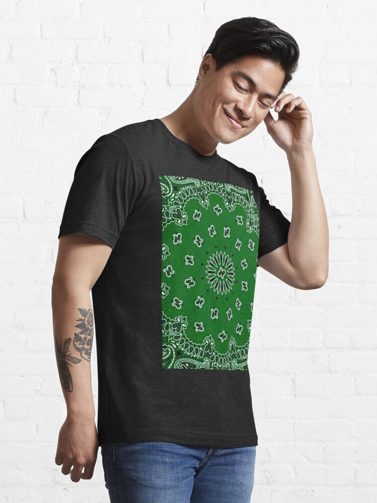 Green bandana sale shirt