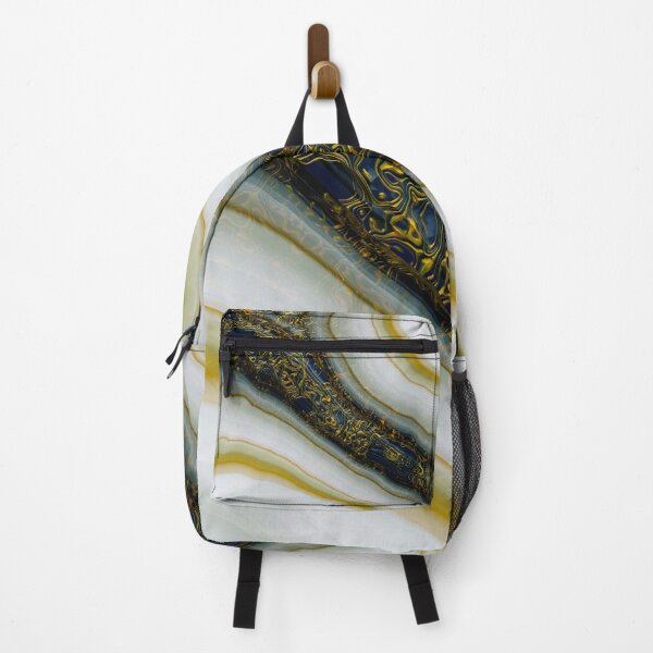 Item preview, Navy and Gold Abstract designed and sold by spacefrogdesign.