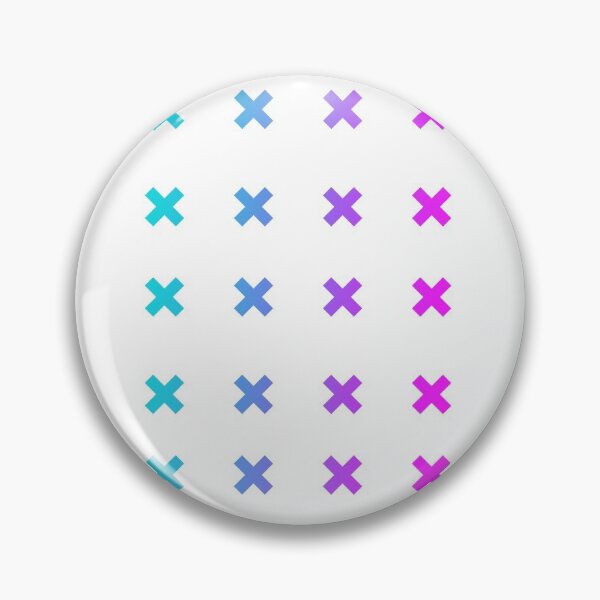 Item preview, GRADIENT CROSSES MODERN SWEDISH BLUE TO PINK designed and sold by art-fox.