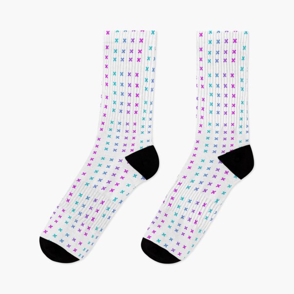 Item preview, GRADIENT CROSSES MODERN SWEDISH BLUE TO PINK designed and sold by art-fox.