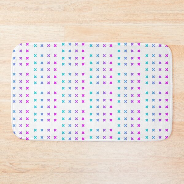 Item preview, GRADIENT CROSSES MODERN SWEDISH BLUE TO PINK designed and sold by art-fox.