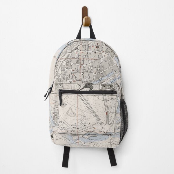 Item preview, Vintage Hamburg Germany Map (1843) designed and sold by BravuraMedia.