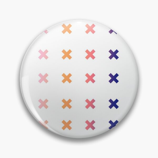 Item preview, GRADIENT CROSSES MODERN SWEDISH PINK TO PURPLE designed and sold by art-fox.