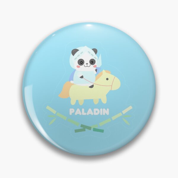 Item preview, Paladin Kawaii Panda designed and sold by FlutesLoot.