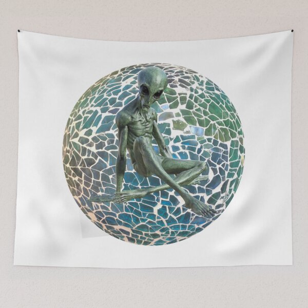 Item preview, Alien Chillin on his Planet  designed and sold by CocoBayWinning.