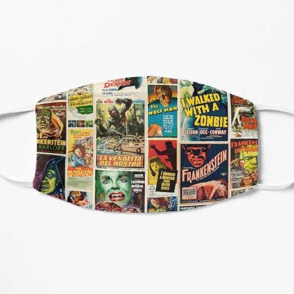 Classic Horror Movie Poster Montage Mask