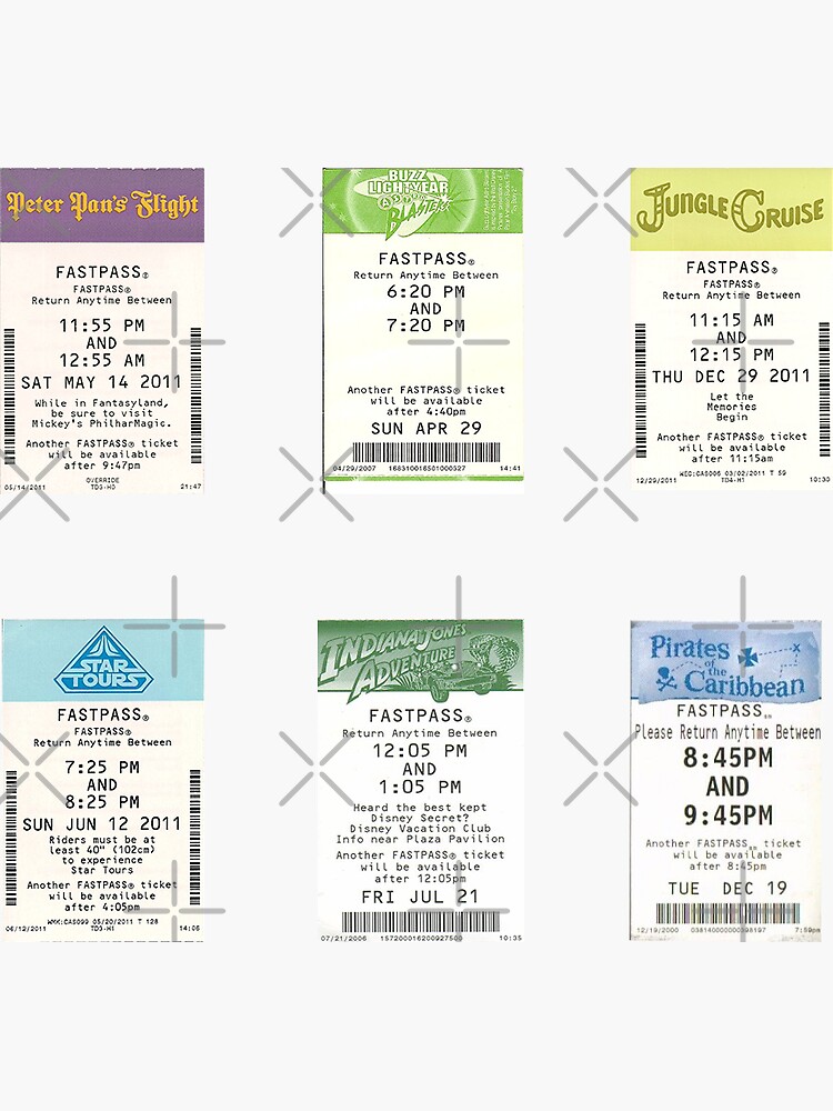 Thumbnail 3 of 3, Sticker, FastPass Sticker Pack 2 designed and sold by EllaFreeman12.