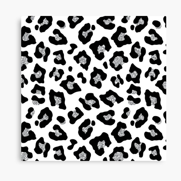 Glitter Leopard Print w/White Background Glitter Leopard Print w/White Background