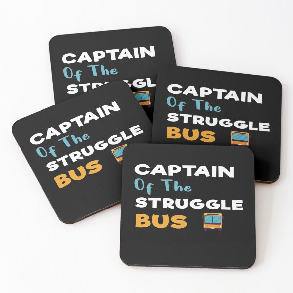 Item preview, Captain Of The Struggle Bus t-shirt designed and sold by Mostik Vipo.