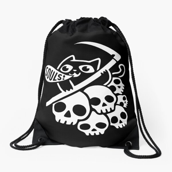 Cat Got Your Soul? II Drawstring Bag