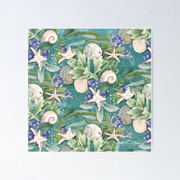 Item preview, Coastal Pattern 2 designed and sold by Lynnea Washburn.