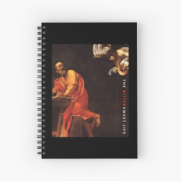 "The Bittersweet Life" Podcast Rectangular Logo Spiral Notebook