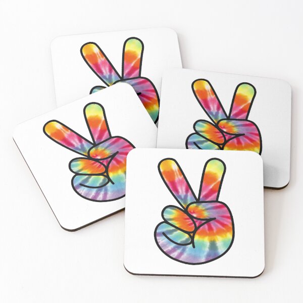 Item preview, Tie Dye Peace Sign designed and sold by Anna Golian.