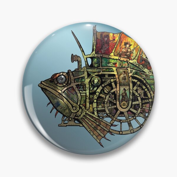 Item preview, Steampunk Fish #1 designed and sold by BLZBob.