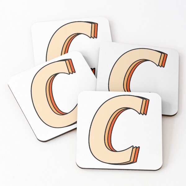 Item preview, orange C designed and sold by Amanda Kirkpatrick.