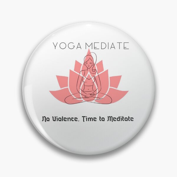 Item preview, Yoga Mediate, no violence Meditate designed and sold by Got-Ya-Bak.