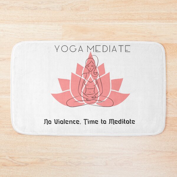 Item preview, Yoga Mediate, no violence Meditate designed and sold by Got-Ya-Bak.