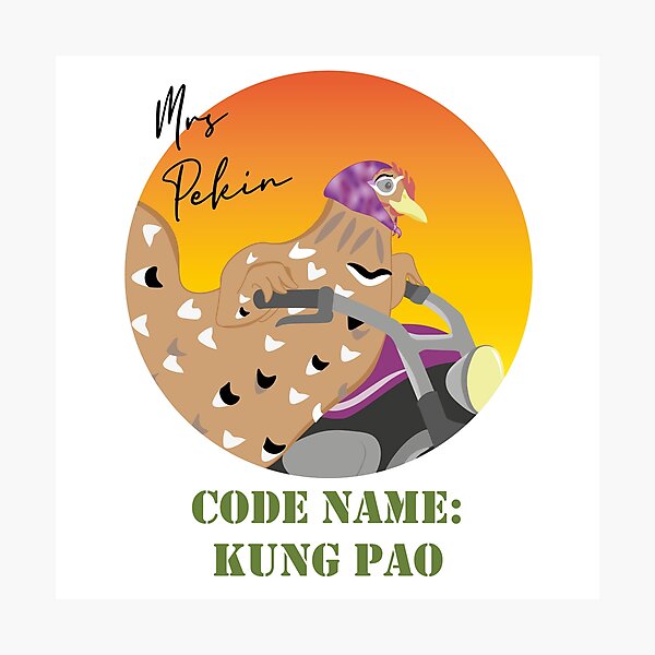 Mrs Pekin - Code Name: Kung Pao Photographic Print