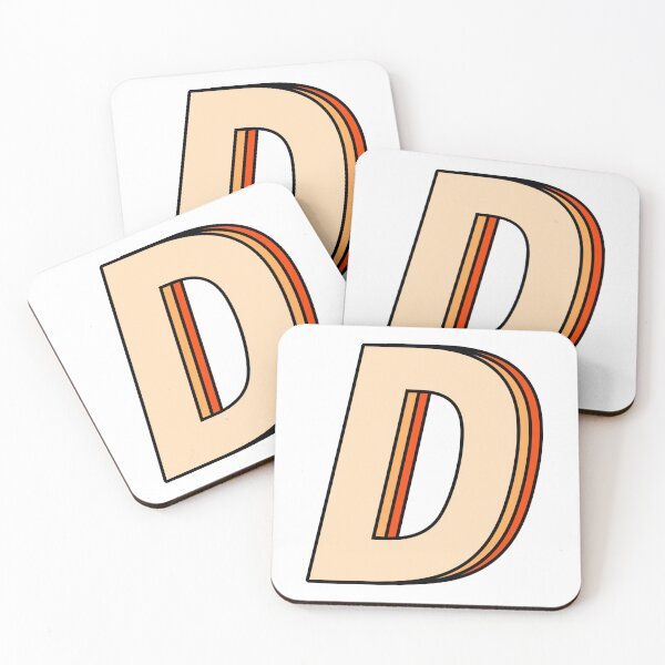 Item preview, orange D designed and sold by Amanda Kirkpatrick.